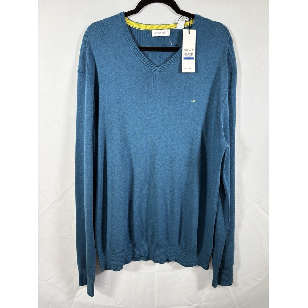 Calvin klein sweater size XL pullover long sleeves cotton wool blend new